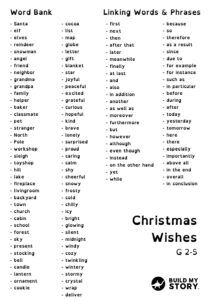 Word Bank & Phrases