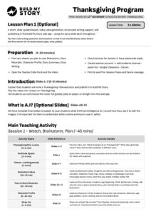 Lesson Plan Option 1