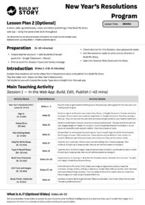 Lesson Plan - Option 2